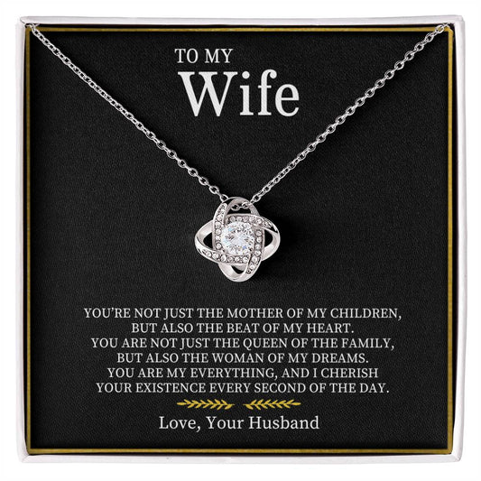 To My Wife | Love Knot Necklace